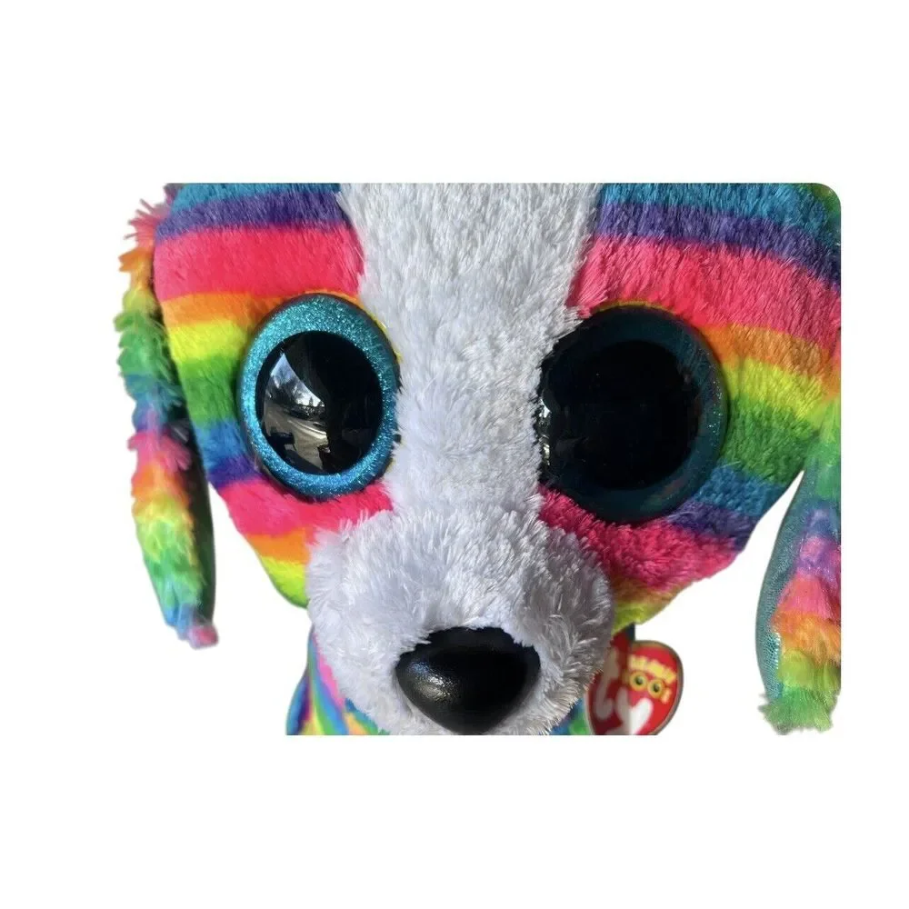 Ty Beanie Boo Extra Large Lola The‎ Dog Stuffed Animal Plush Toy 42 cm / 16 